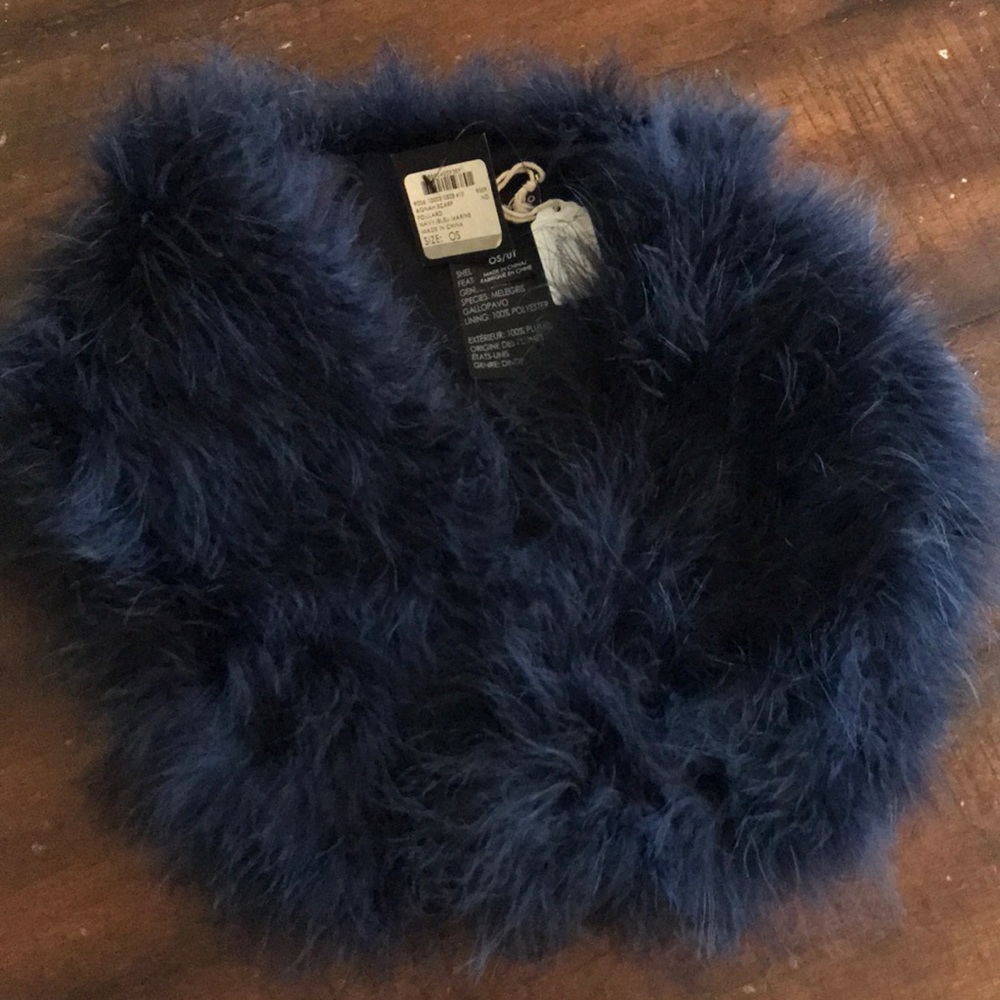 Club Monaco feather scarf